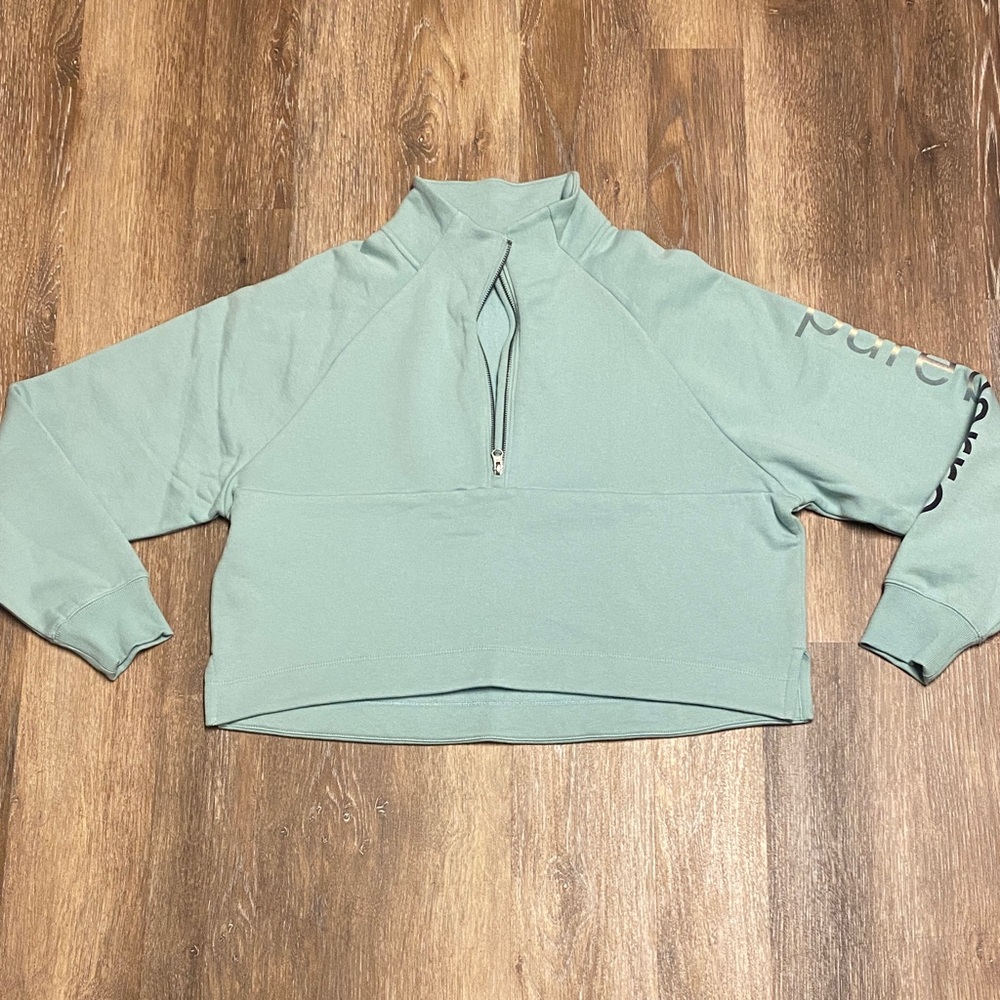 Pure barre half zip sweatshirt